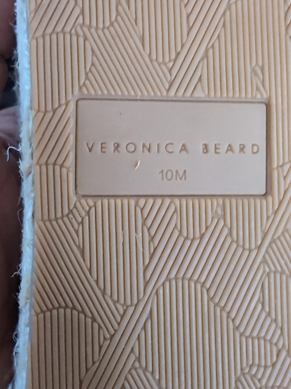 Veronica Beard Gianna denim espadrille wedge sandals.... Size 10 - Picture 10 of 10